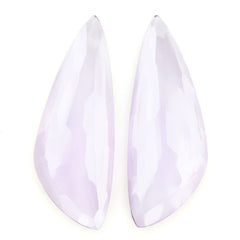 PINK AMETHYST IRREGULAR CUT FANCY SHAPE CAB 29.50X10.50MM 7.10 Cts.
