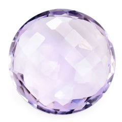 PINK AMETHYST BRIOLETTE ROUND 15MM 9.43 Cts.