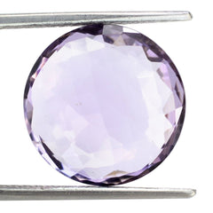 PINK AMETHYST BRIOLETTE ROUND 15MM 9.43 Cts.