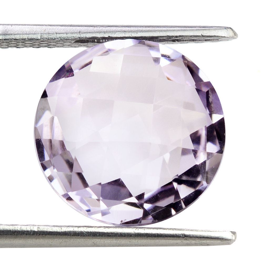 PINK AMETHYST BRIOLETTE ROUND 13MM 5.93 Cts.