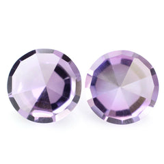 PINK AMETHYST MIRROR CUT ROUND 12MM 4.81 Cts.