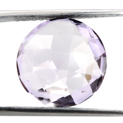 PINK AMETHYST BRIOLETTE ROUND 14MM 7.32 Cts.