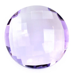 PINK AMETHYST BRIOLETTE ROUND 15MM 7.90 Cts.