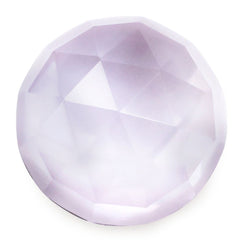 PINK AMETHYST ROSE CUT ROUND CAB (LITE) 15MM 10.60 Cts.