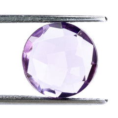 PINK AMETHYST BRIOLETTE ROUND 12MM 6.53 Cts.