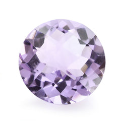 PINK AMETHYST CHECKER CUT ROUND 11MM 4.46 Cts.
