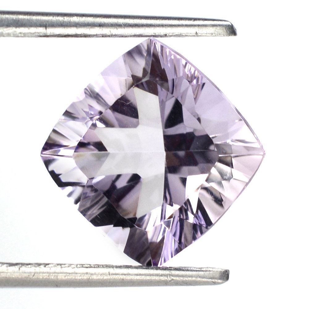 PINK AMETHYST CONCAVE CUT CUSHION 10MM 4.00 Cts.