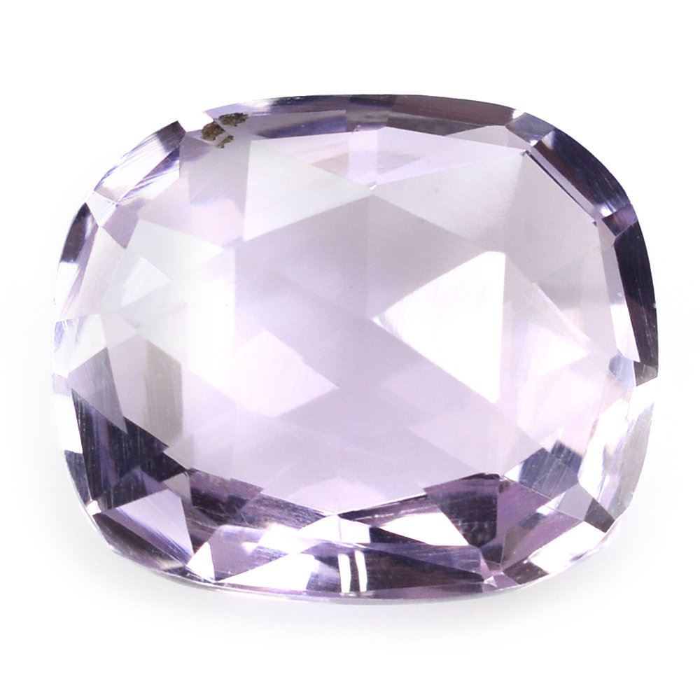 PINK AMETHYST ROSE CUT BRIOLETTE CUSHION 12X10MM 5.05 Cts.