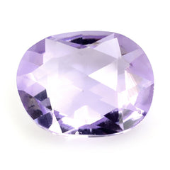 PINK AMETHYST ROSE CUT BRIOLETTE CUSHION 13.50X10.50MM 5.60 Cts.