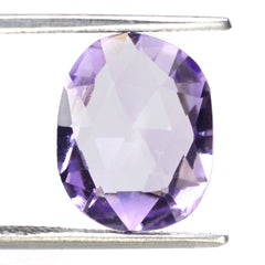 PINK AMETHYST ROSE CUT BRIOLETTE CUSHION 13.50X10.50MM 5.60 Cts.