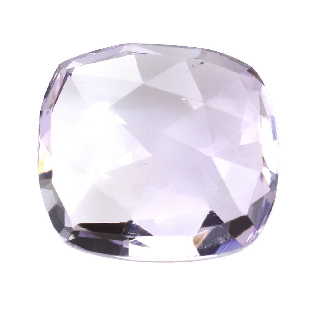 PINK AMETHYST ROSE CUT BRIOLETTE CUSHION 13.50X12.50MM 8.25 Cts.