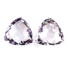 PINK AMETHYST BRIOLETTE TRILLION 15MM 11.10 Cts.
