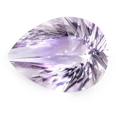 PINK AMETHYST CONCAVE BRIOLETTE PEAR (DES#14) 16X12MM 6.30 Cts.