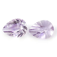 PINK AMETHYST CONCAVE BRIOLETTE PEAR (DES#14) 16X12MM 6.30 Cts.