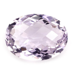 PINK AMETHYST CHECKER CUT OVAL 20X15MM 14.95 Cts.
