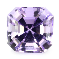 PINK AMETHYST ASCHER CUT SQUARE - OCTAGON 12MM 8.45 Cts.