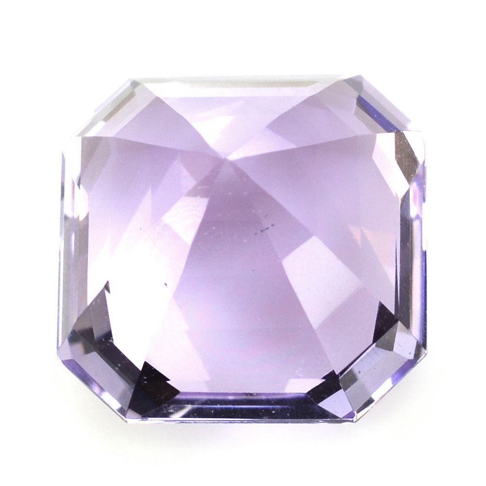 PINK AMETHYST ASCHER CUT SQUARE - OCTAGON 12MM 8.45 Cts.