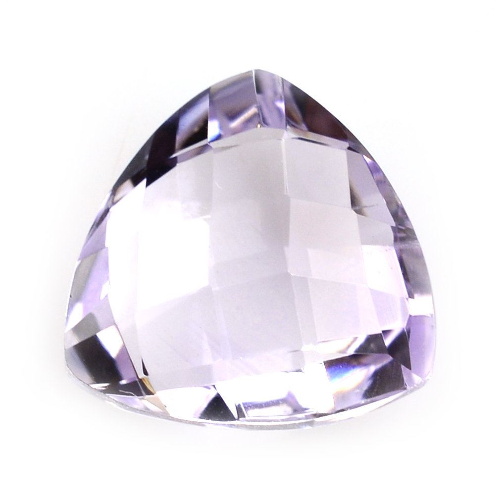PINK AMETHYST BRIOLETTE TRILLION 12MM 5.56 Cts.