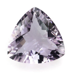 PINK AMETHYST CHECKER CUT TRILLION 12MM 4.87 Cts.