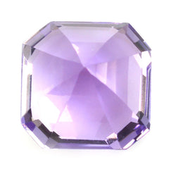 PINK AMETHYST ASCHER CUT SQUARE - OCTAGON (LITE) 12MM 8.40 Cts.