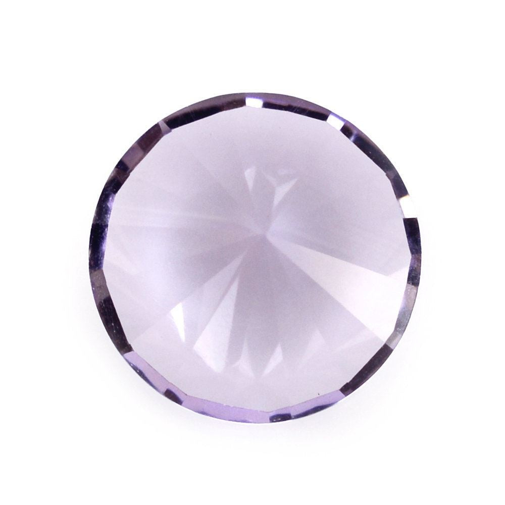 PINK AMETHYST MIRROR CUT ROUND (AA/CLEAN) 10MM 3.12 Cts.