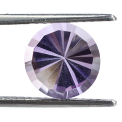 PINK AMETHYST MIRROR CUT ROUND (AA/CLEAN) 10MM 3.12 Cts.