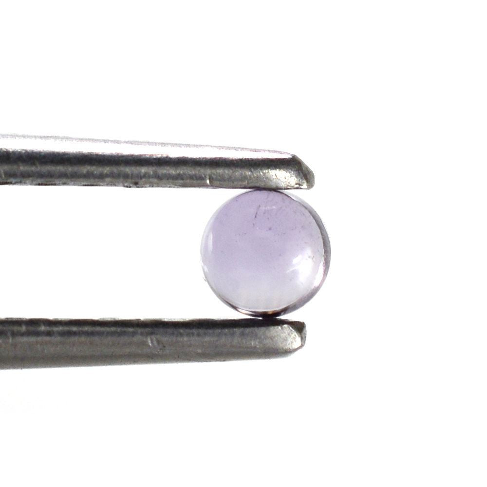 PINK AMETHYST ROUND CAB 3MM 0.10 Cts.