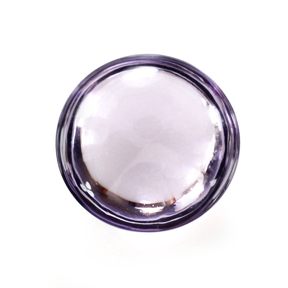 PINK AMETHYST DOMED BUFFTOP ROUND 8MM 1.77 Cts.