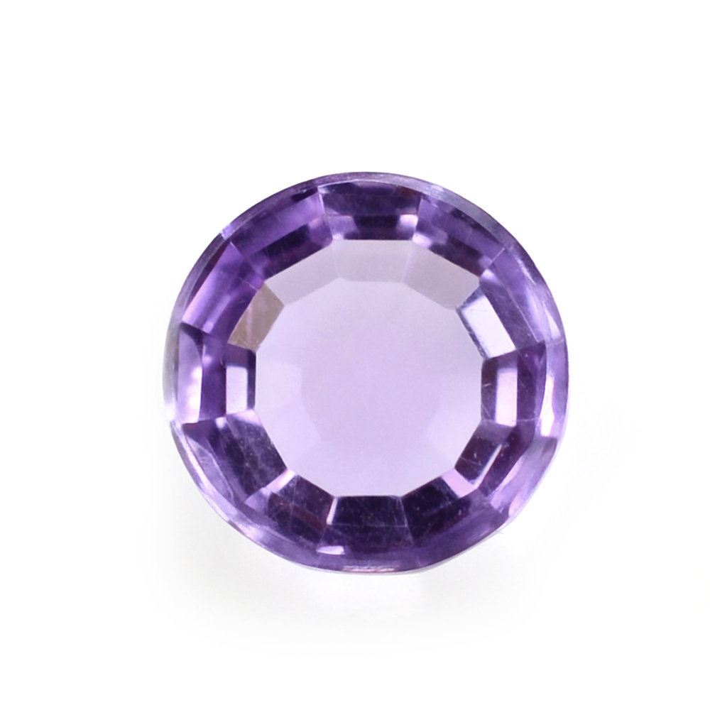 PINK AMETHYST STEP CUT ROUND CAB 7MM 1.20 Cts.