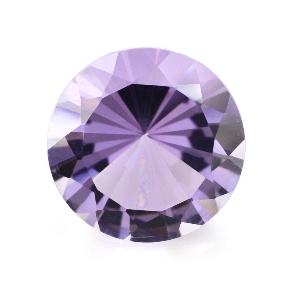 PINK AMETHYST DIAMOND CUT ROUND 10MM 2.90 Cts.