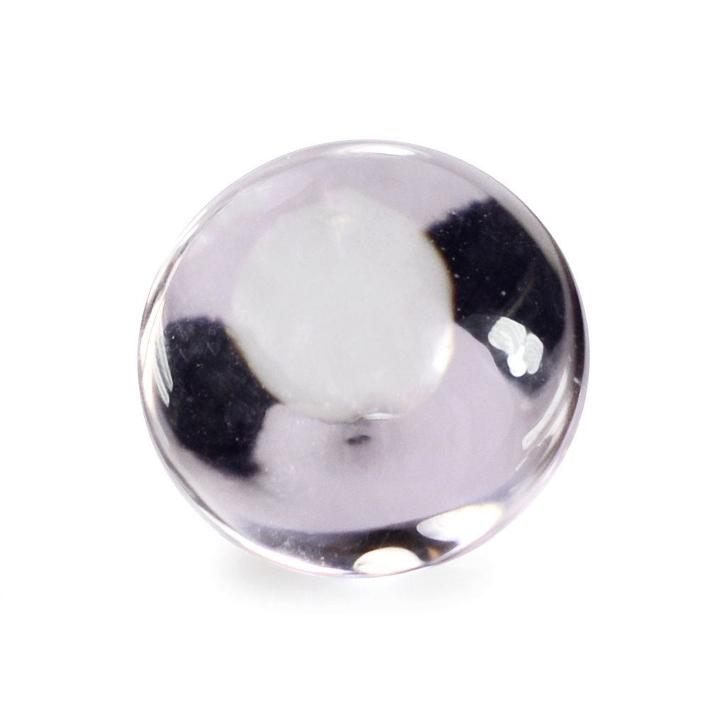 PINK AMETHYST BUFFTOP ROUND 8MM 1.80 Cts.