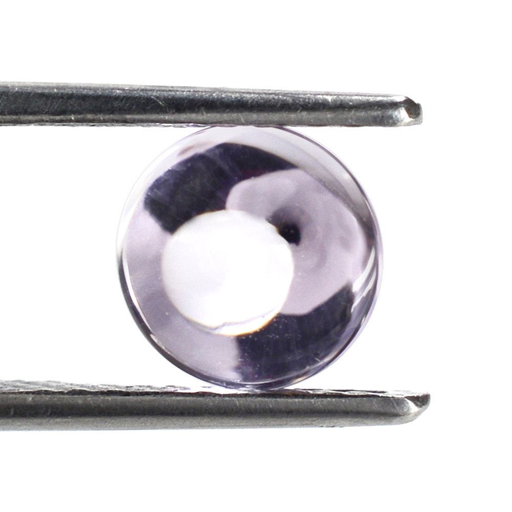 PINK AMETHYST BUFFTOP ROUND 8MM 1.80 Cts.