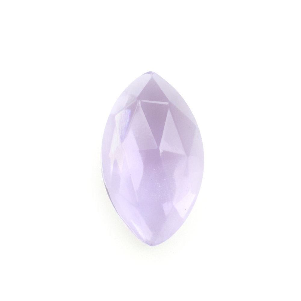 PINK AMETHYST ROSE CUT MARQUISE CAB 7X4MM 0.47 Cts.