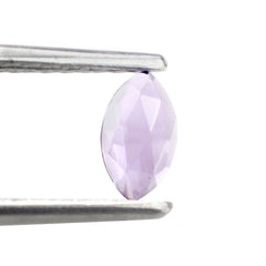 PINK AMETHYST ROSE CUT MARQUISE CAB 7X4MM 0.47 Cts.