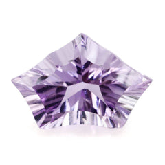 PINK AMETHYST CONCAVE CUT PENTAGON (DES#8) 14X10MM 3.89 Cts.