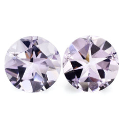 PINK AMETHYST PENTAGON ROUND WITH STAR CUT BACK (DES#44) 15MM 10.81 Cts.