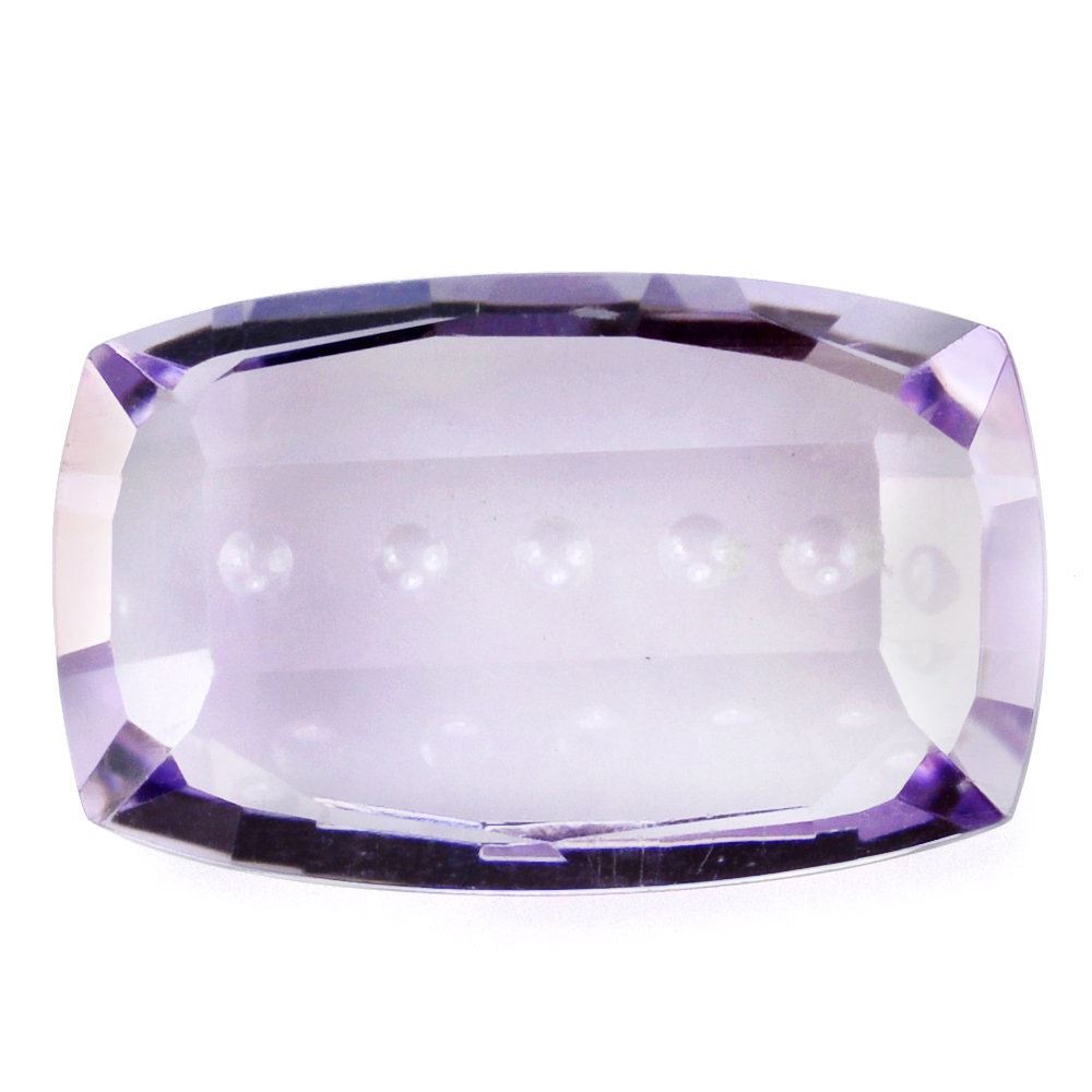 PINK AMETHYST BUBBLE LINE CUSHION (DES#124) 16X10MM 7.09 Cts.