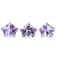 PINK AMETHYST CONCAVE CUT PENTAGON (DES#8) 16X13MM 6.62 Cts.