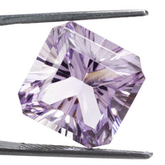 PINK AMETHYST ASCHER CONCAVE SQUARE - OCTAGON (DES#138) 15MM 14.05 Cts.