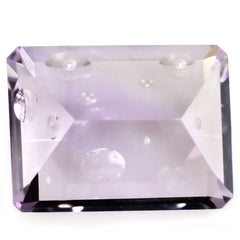 PINK AMETHYST SUPPER BUBBLE OCTAGON (DES#116) 16X12MM 9.75 Cts.