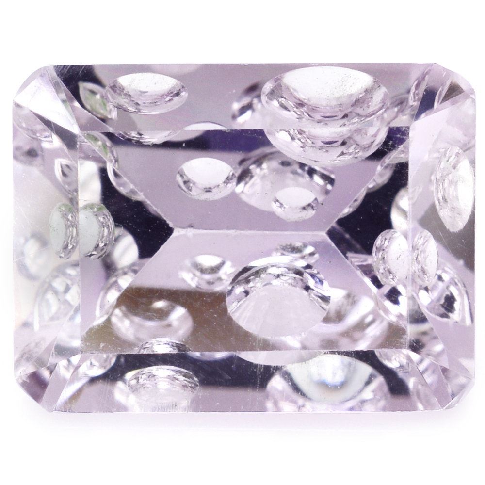 PINK AMETHYST SUPPER BUBBLE OCATGON (DES#116) 16X12MM 9.63 Cts.