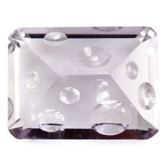 PINK AMETHYST SUPPER BUBBLE OCATGON (DES#116) 16X12MM 9.63 Cts.