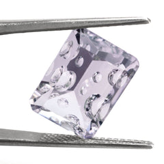 PINK AMETHYST SUPPER BUBBLE OCATGON (DES#116) 16X12MM 9.63 Cts.