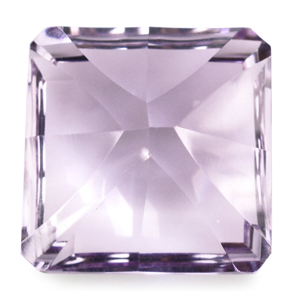 PINK AMETHYST ASCHER CONCAVE SQUARE - OCTAGON (DES#138) 15MM 11.90 Cts.