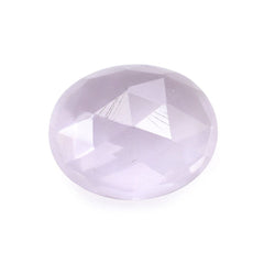 PINK AMETHYST FLAT ROSE CUT OVAL CAB (DES#146) 10X8MM 2.18 Cts.