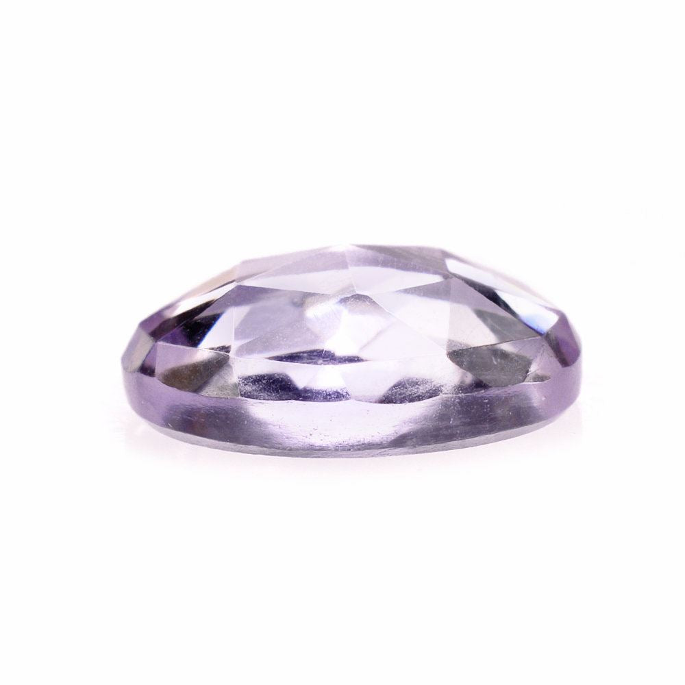 PINK AMETHYST FLAT ROSE CUT OVAL CAB (DES#146) 10X8MM 2.18 Cts.