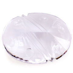PINK AMETHYST FLAT BUFFTOP SUPPER BUBBLE OVAL (DES#115) 20X15MM 15.01 Cts.