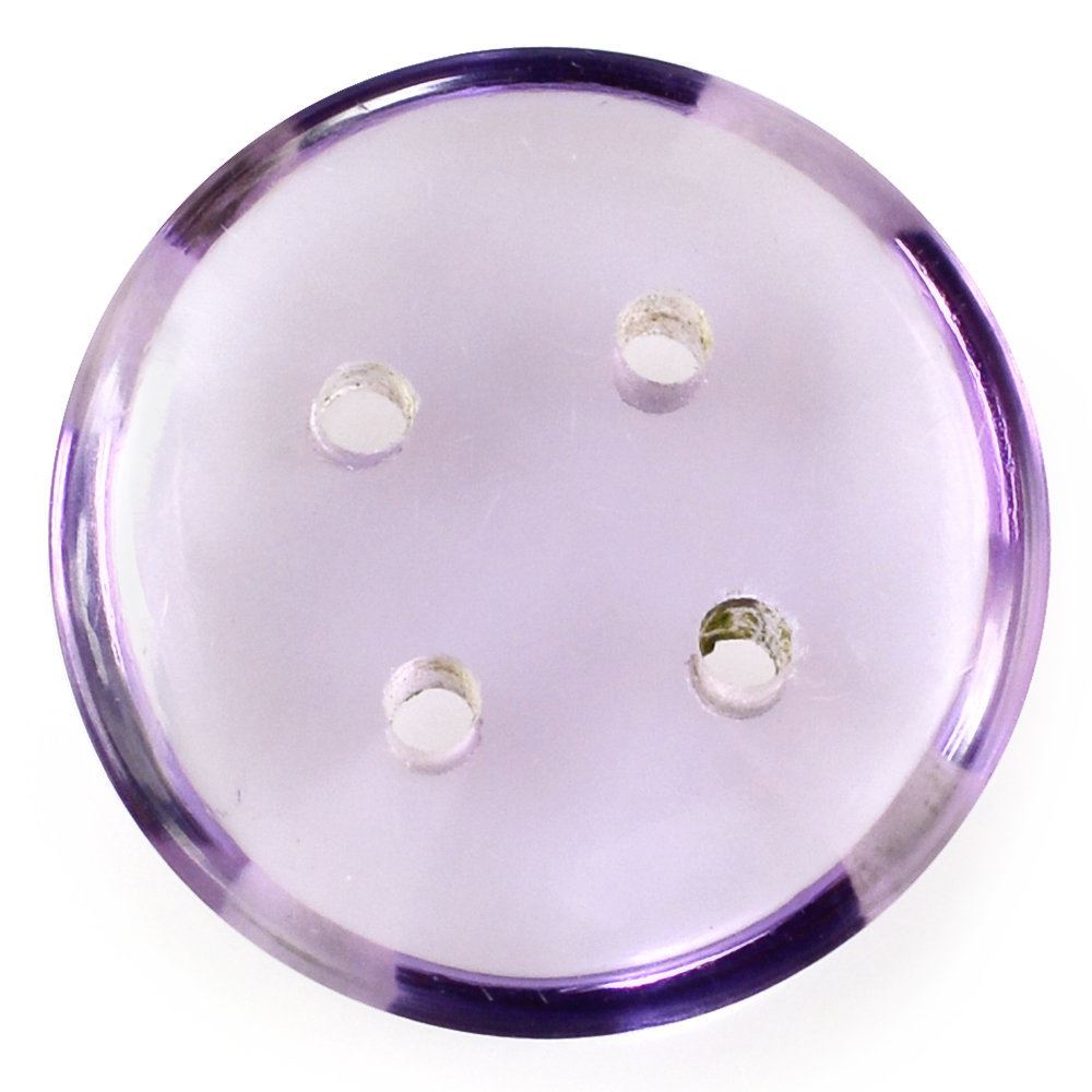 PINK AMETHYST SHIRT BUTTON (DES#58) 15MM 5.55 Cts.