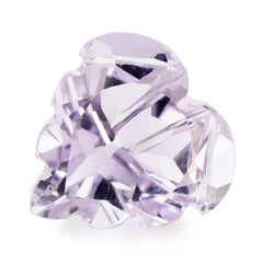 PINK AMETHYST CARVED HEART (DES#80) 12MM 5.25 Cts.