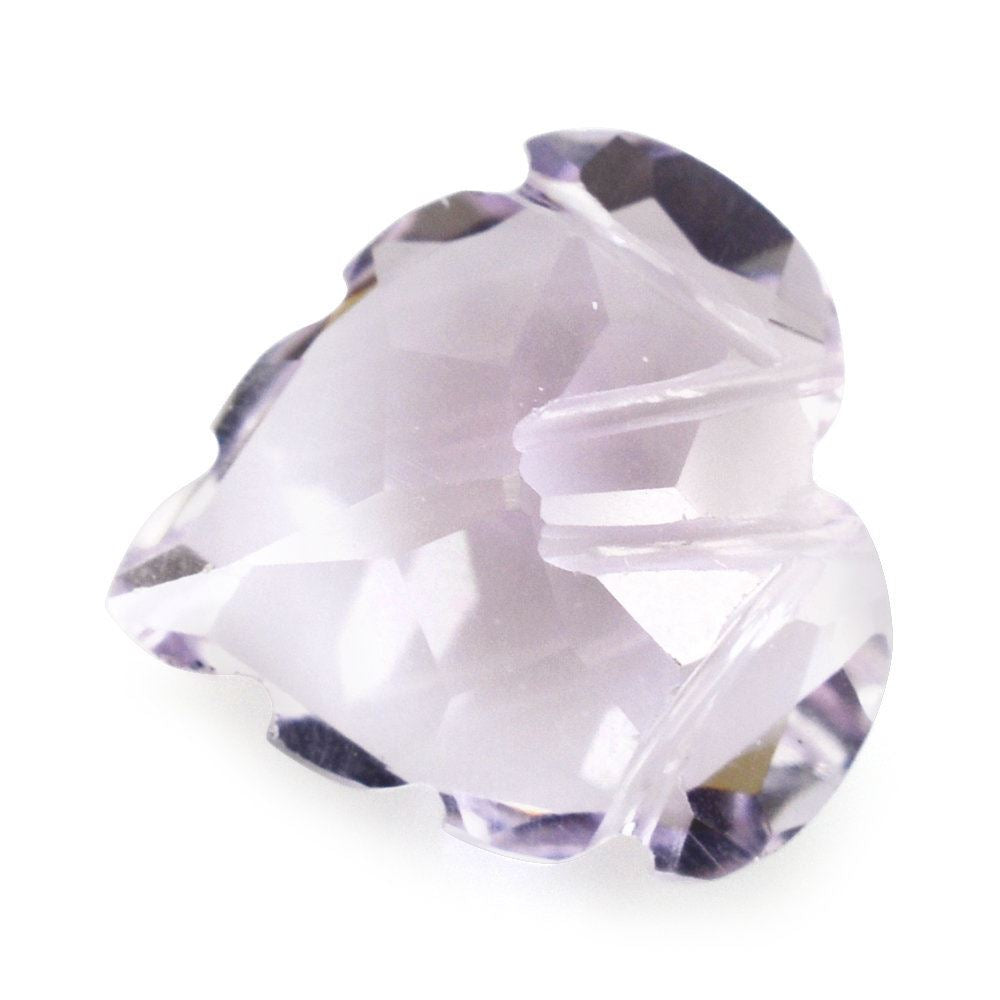 PINK AMETHYST CARVED HEART (DES#80) 12MM 5.25 Cts.